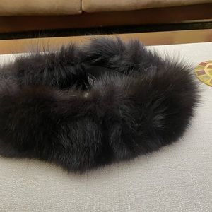 Real Black Fox Fur